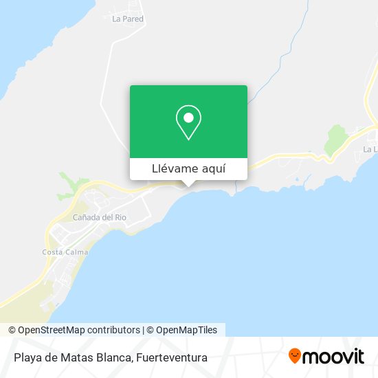Mapa Playa de Matas Blanca