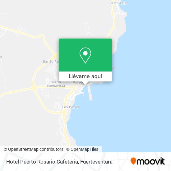 Mapa Hotel Puerto Rosario Cafeteria