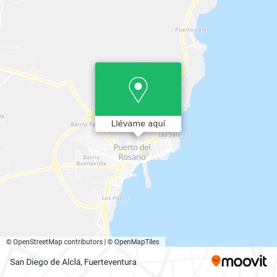 Mapa San Diego de Alclá