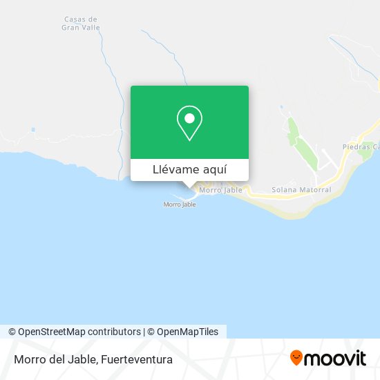 Mapa Morro del Jable