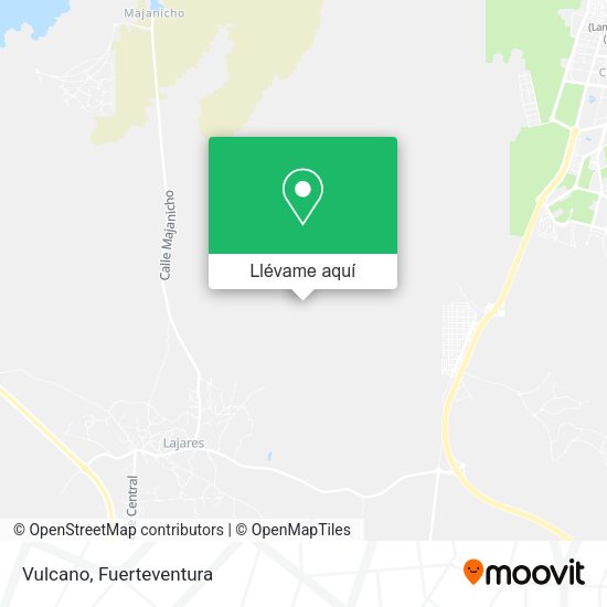 Mapa Vulcano