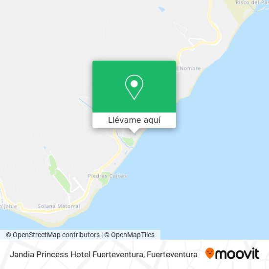 Mapa Jandia Princess Hotel Fuerteventura