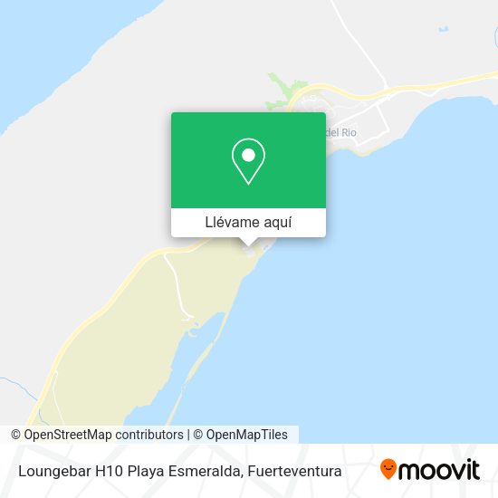 Mapa Loungebar H10 Playa Esmeralda