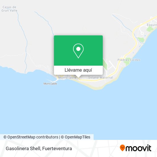 Mapa Gasolinera Shell