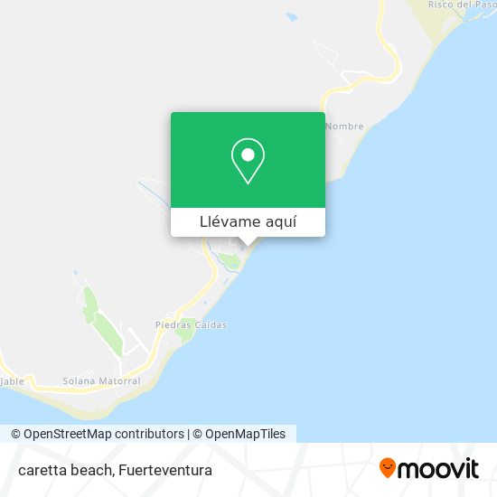 Mapa caretta beach