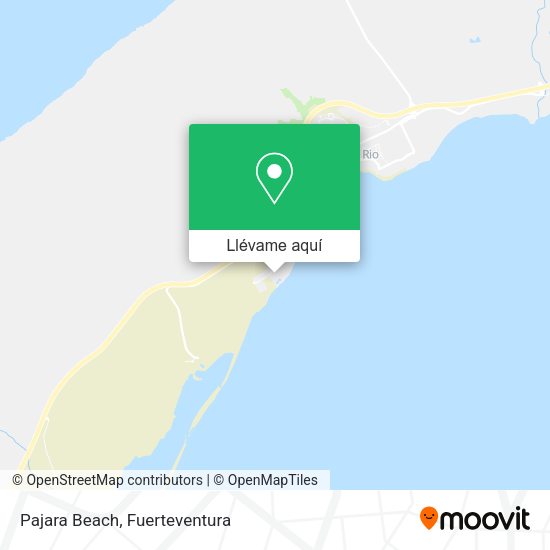 Mapa Pajara Beach