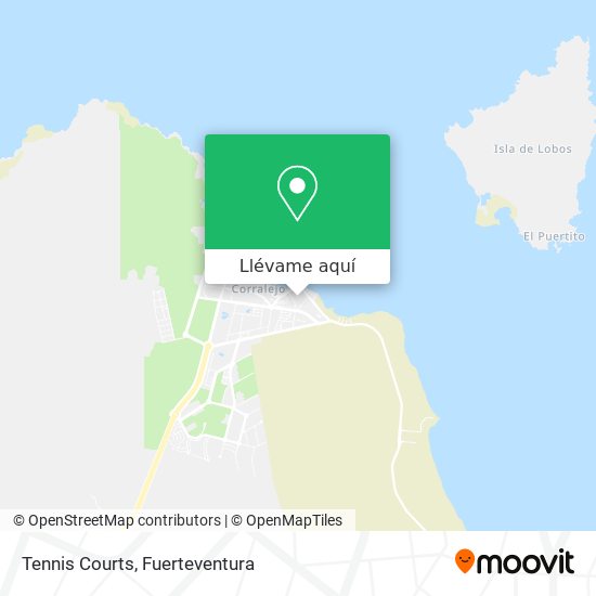 Mapa Tennis Courts