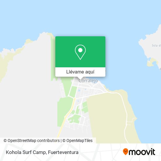 Mapa Kohola Surf Camp