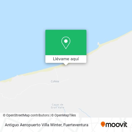 Mapa Antiguo Aeropuerto Villa Winter