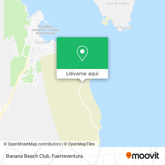 Mapa Banana Beach Club