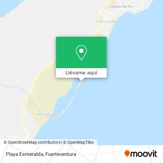 Mapa Playa Esmeralda