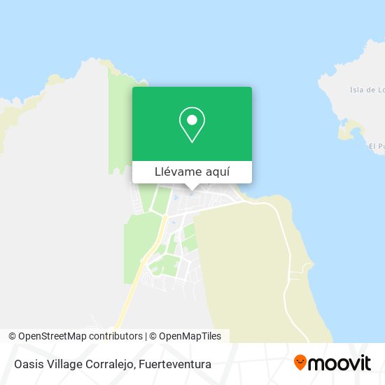 Mapa Oasis Village Corralejo