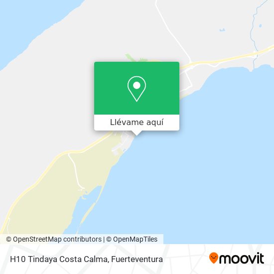 Mapa H10 Tindaya Costa Calma
