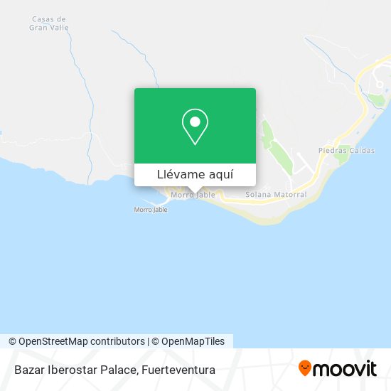 Mapa Bazar Iberostar Palace