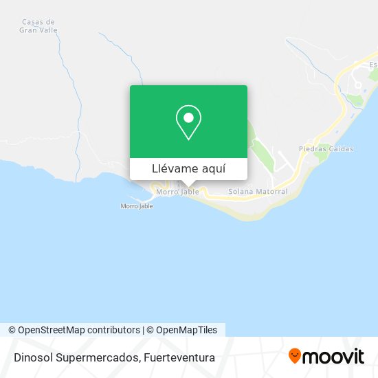 Mapa Dinosol Supermercados
