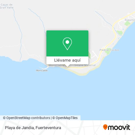 Mapa Playa de Jandia