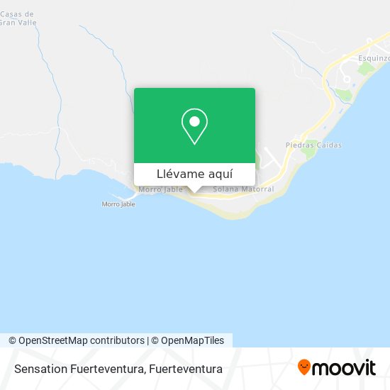 Mapa Sensation Fuerteventura
