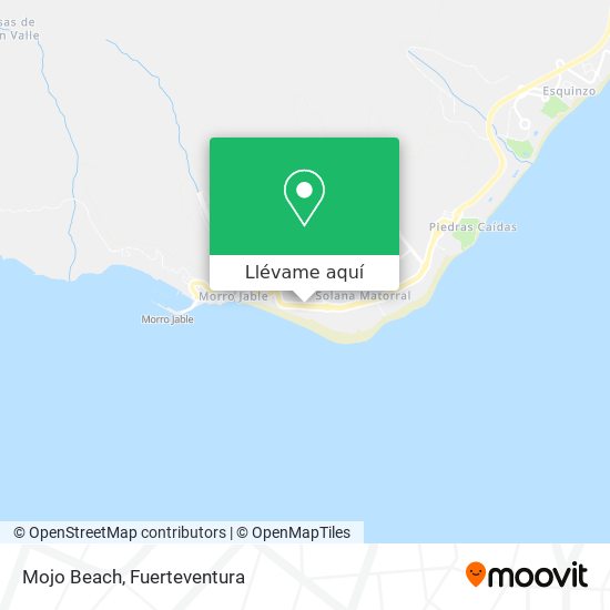 Mapa Mojo Beach