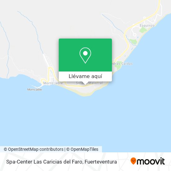 Mapa Spa-Center Las Caricias del Faro