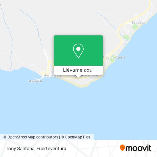 Mapa Tony Santana