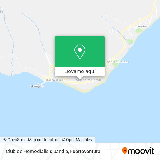 Mapa Club de Hemodialisis Jandia