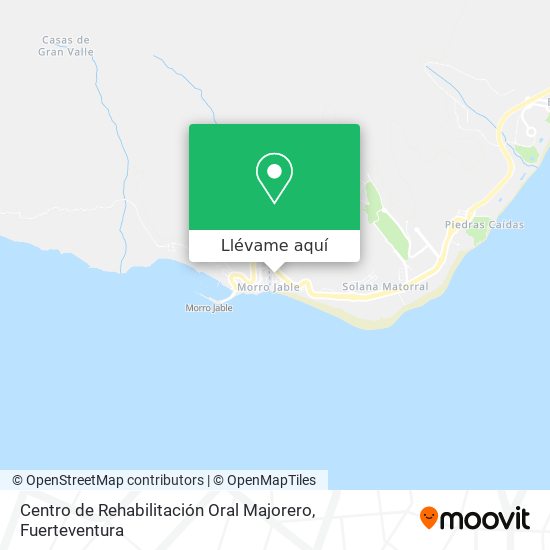 Mapa Centro de Rehabilitación Oral Majorero