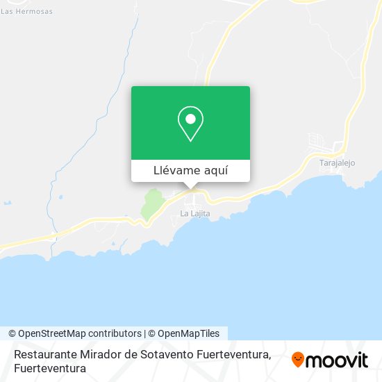 Mapa Restaurante Mirador de Sotavento Fuerteventura