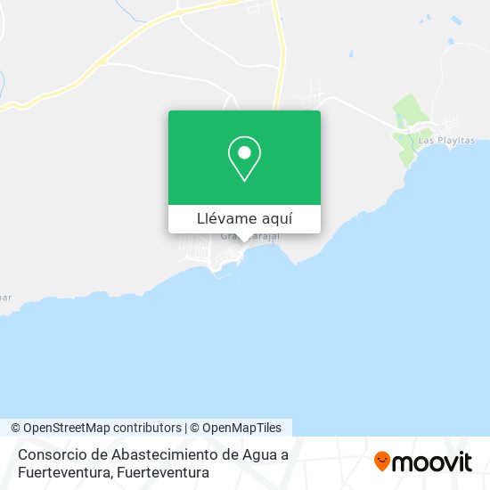 Mapa Consorcio de Abastecimiento de Agua a Fuerteventura