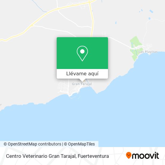 Mapa Centro Veterinario Gran Tarajal