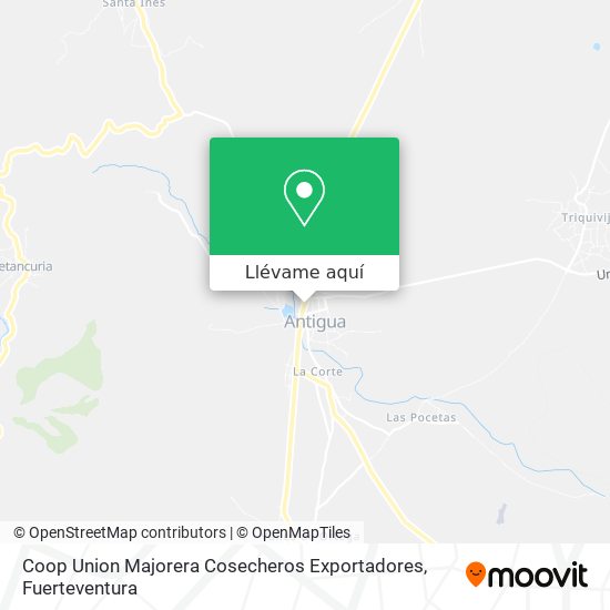 Mapa Coop Union Majorera Cosecheros Exportadores
