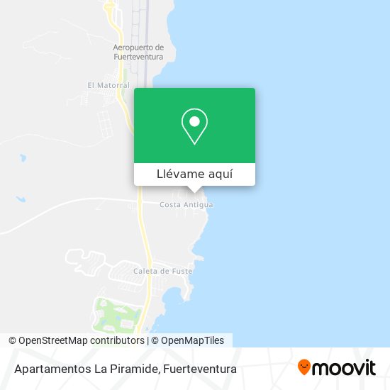 Mapa Apartamentos La Piramide