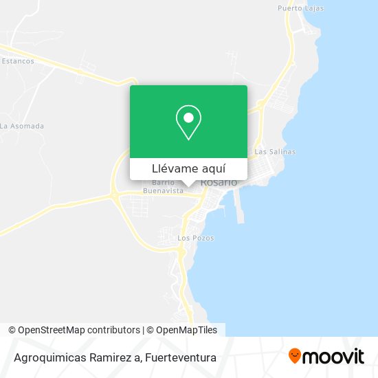 Mapa Agroquimicas Ramirez a