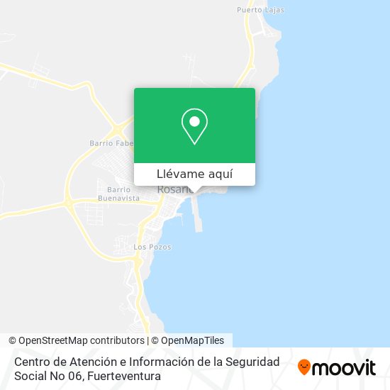 Mapa Centro de Atención e Información de la Seguridad Social No 06