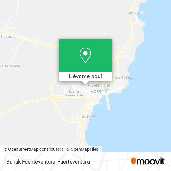 Mapa Banak Fuenteventura