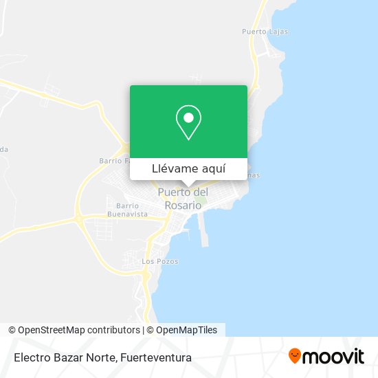 Mapa Electro Bazar Norte