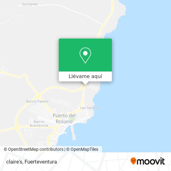 Mapa claire's