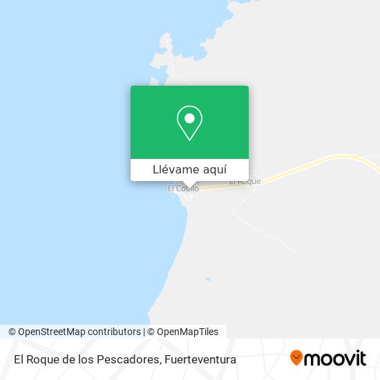 Mapa El Roque de los Pescadores