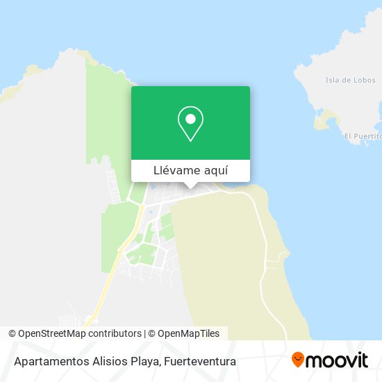 Mapa Apartamentos Alisios Playa