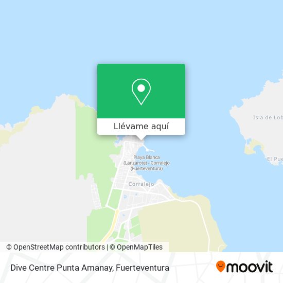 Mapa Dive Centre Punta Amanay