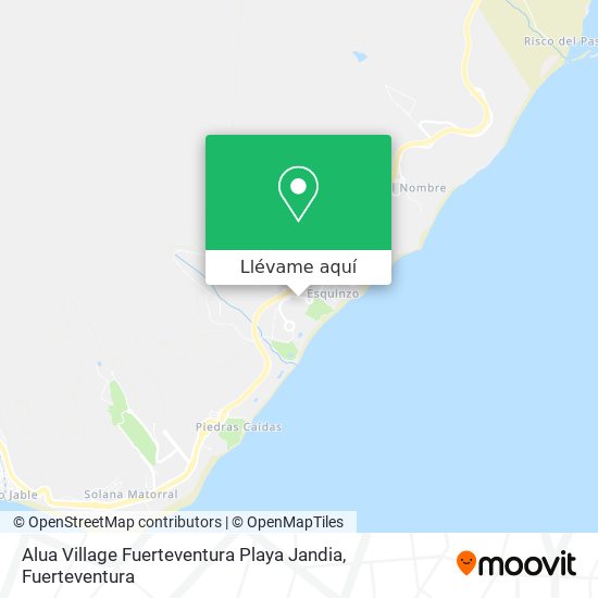 Mapa Alua Village Fuerteventura Playa Jandia