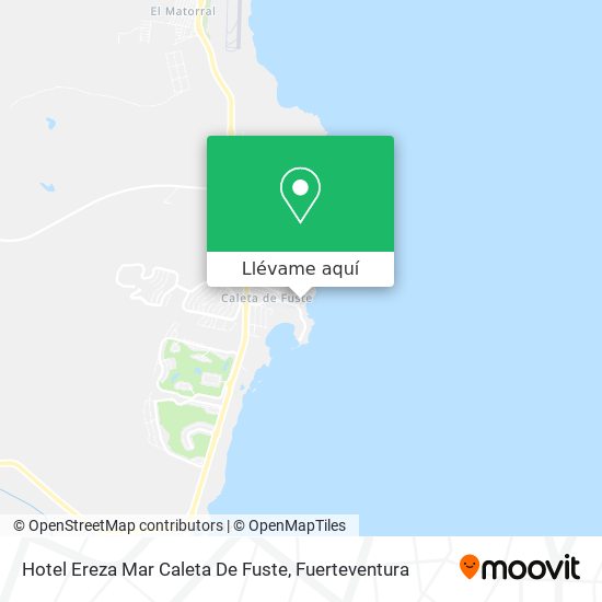 Mapa Hotel Ereza Mar Caleta De Fuste