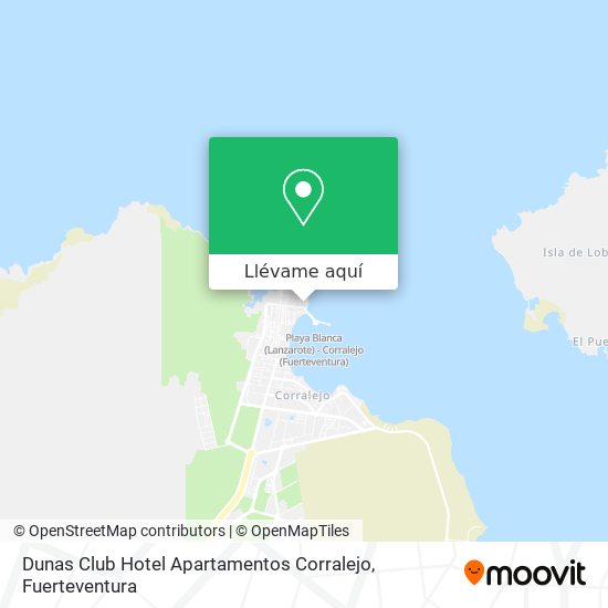 Mapa Dunas Club Hotel Apartamentos Corralejo