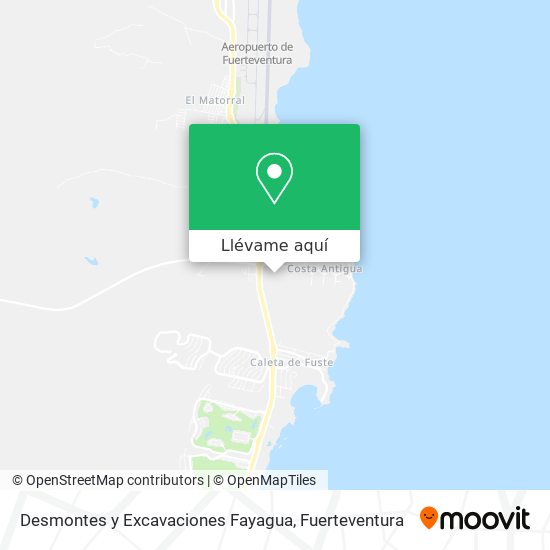 Mapa Desmontes y Excavaciones Fayagua