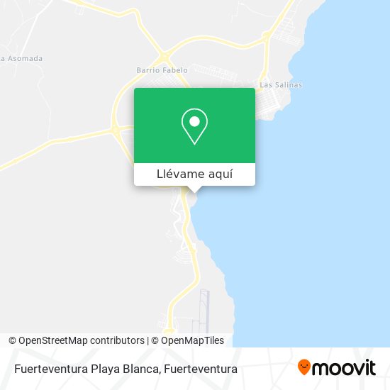 Mapa Fuerteventura Playa Blanca