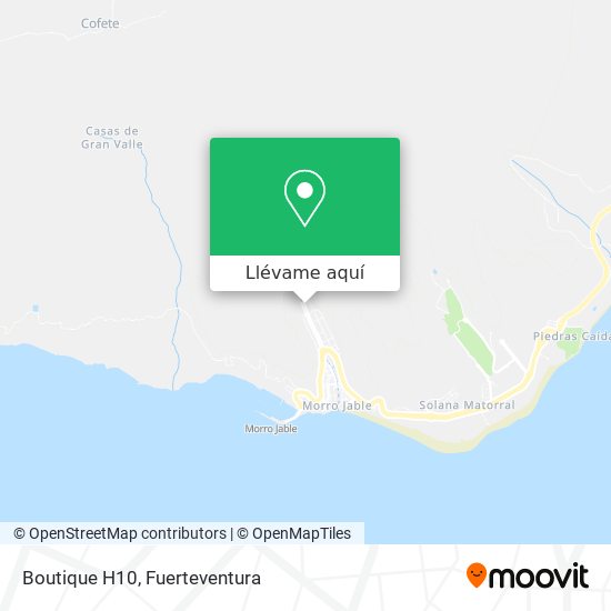 Mapa Boutique H10