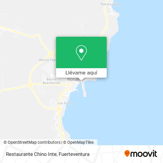 Mapa Restaurante Chino Inte
