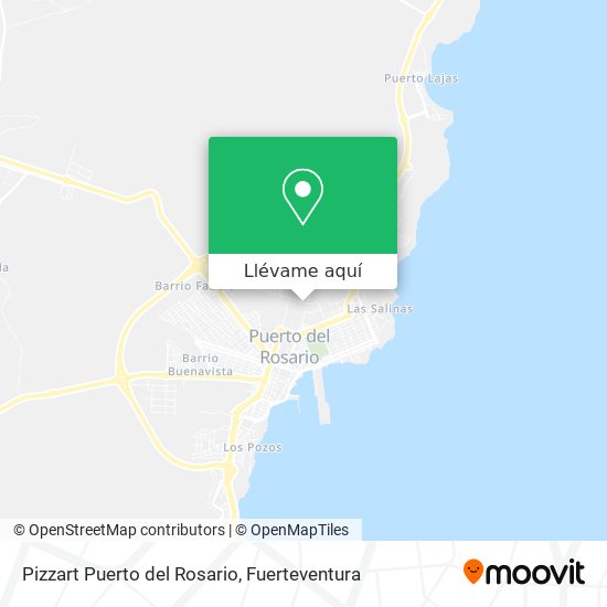 Mapa Pizzart Puerto del Rosario