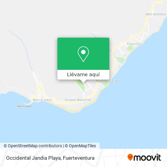 Mapa Occidental Jandia Playa
