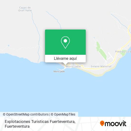 Mapa Explotaciones Turisticas Fuerteventura