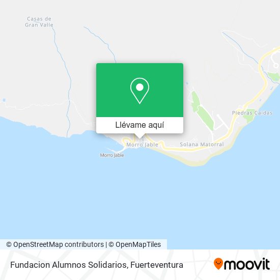 Mapa Fundacion Alumnos Solidarios